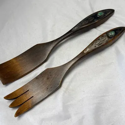 Vintage Wooden Utensils 