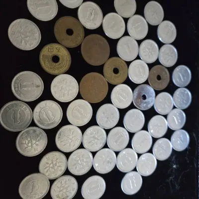 Japanese Foreign Coin Currency 
