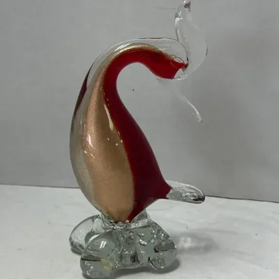 Blown Glass Bird Decor
