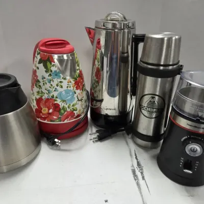 Pioneer Woman Electric Kettle, Capresso Perculator And Other Coffee Items