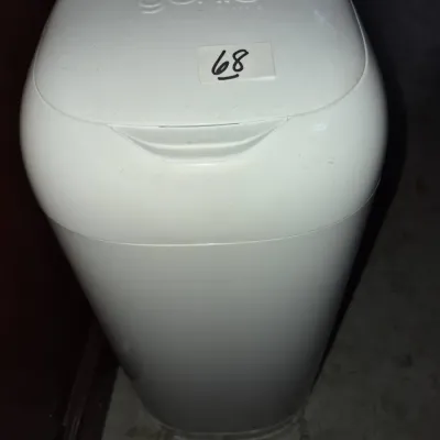 Sale Photo Thumbnail #102: White Diaper Genie Classic pail, tagged for sale.