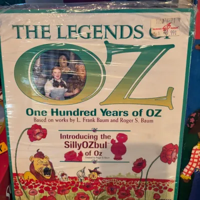 Vintage factory-sealed 'The Legends of Oz: One Hundred Years of OZ' CD-ROM software box for Macintosh and Windows.