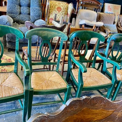 Sale Photo Thumbnail #273: Pottery Barn Napolean Dining Chairs