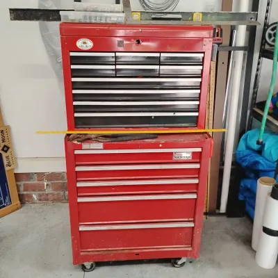 Sears Craftsman Rolling Tool Chest & Cabinet with Assorted Tools – Mystery Lot