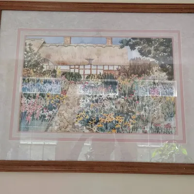 "English Cottage" Limited Edition Signed Print by B.T. Williams – 50/500