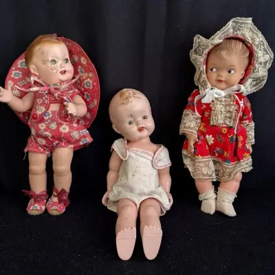 Vintage 12’ Dolls * All With Moving Limbs * Two With Functioning Sleep Eyes *