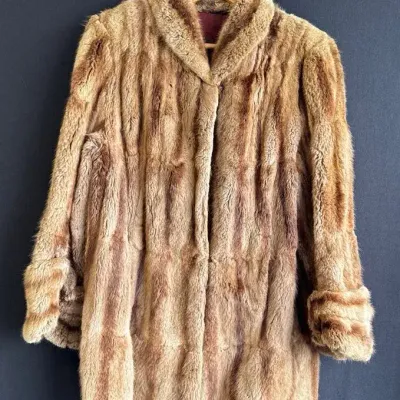 Mary Campbell’s Vintage Fur Coat * Baker Fur Co. Seattle * 