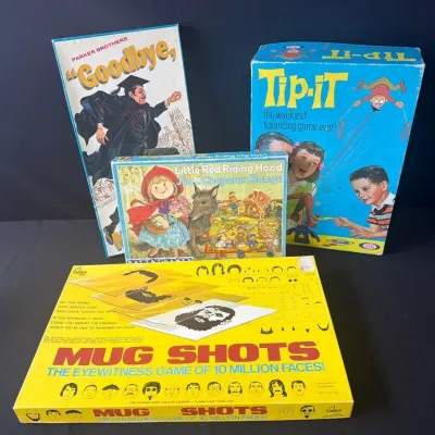 4 Vintage Board Games