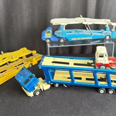 Vintage CORGI MAJOR Diecast Car Transporters * 12-14” Long