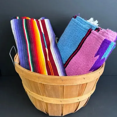 2 Southwest Woven Wall Hangings 