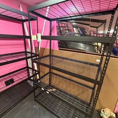 Sale Photo Thumbnail #16: E6-Metal Shelving Unit
See photos for measurements