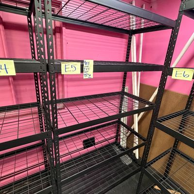 Sale Photo Thumbnail #13: E5-Metal Shelving Unit

See photos for measurements