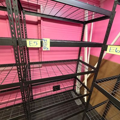 Sale Photo Thumbnail #15: E5-Metal Shelving Unit

See photos for measurements
