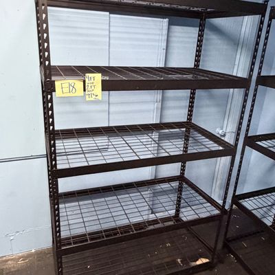 Sale Photo Thumbnail #52: E18-Metal Shelving Unit