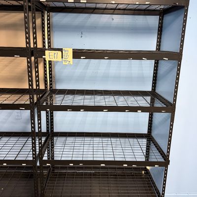 Sale Photo Thumbnail #48: E17-Metal Shelving Unit

See photos for dimensions