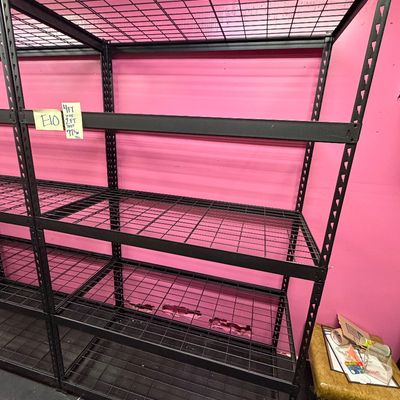 Sale Photo Thumbnail #28: E10-Metal Shelving Unit

See photos for dimensions