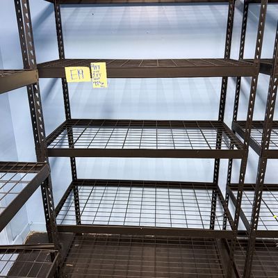 Sale Photo Thumbnail #55: E19-Metal Shelving Unit

See photos for dimensions
