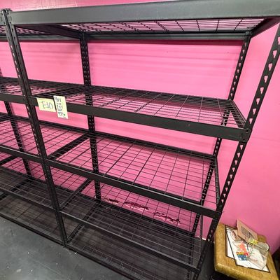 Sale Photo Thumbnail #29: E10-Metal Shelving Unit

See photos for dimensions