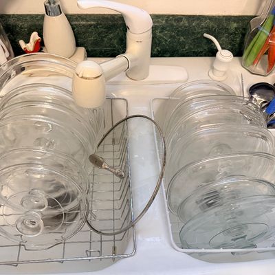 Sale Photo Thumbnail #107: Vintage glass Pyrex lids