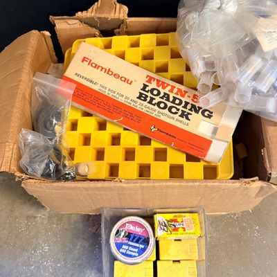 Sale Photo Thumbnail #168: Loading block and air rifle pellets