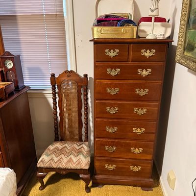 Sale Photo Thumbnail #62: Limited edition, American Drew Chair