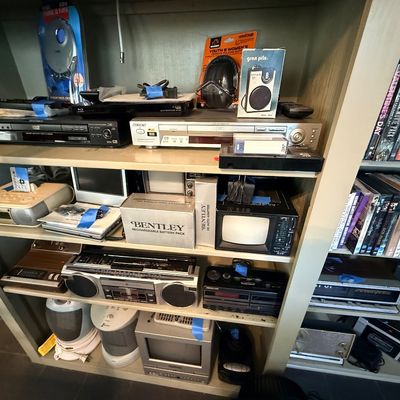 Sale Photo Thumbnail #125: Vintage DVD players, CD, cassette players, TVs handheld electronics 