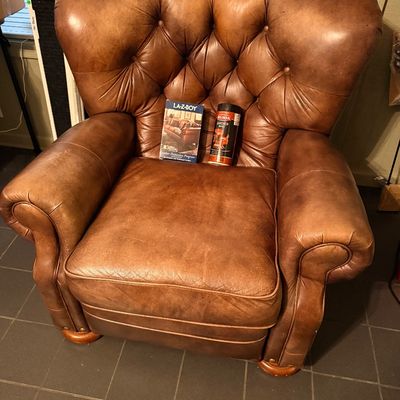 Sale Photo Thumbnail #28: La-Z-Boy leather recliner
