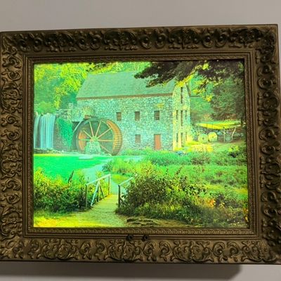 Sale Photo Thumbnail #97: Vintage light -up artwork