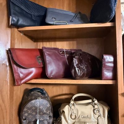 Sale Photo Thumbnail #87: Vintage Etienne Aigner handbags