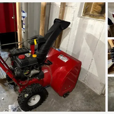 Sale Photo Thumbnail #80: Lot081 Troy-Bilt Storm 2620 Two-Stage Snow Blower – 26" Clearing Width, Electric Start