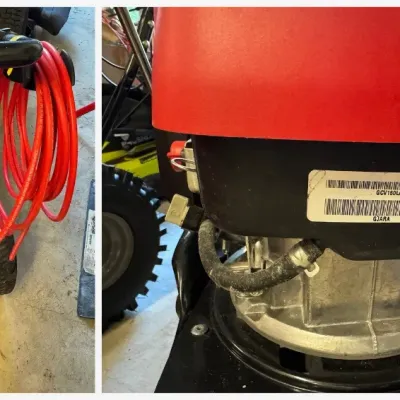 Sale Photo Thumbnail #81: Lot082 Gas Pressure Washer with Honda GCV160 Engine – Hose, Spray Wand & Quick-Connect Nozzles
