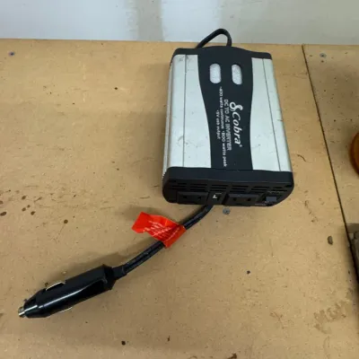 Sale Photo Thumbnail #90: Lot091 Cobra DC to AC Power Inverter – 400W Continuous / 800W Peak with USB Port