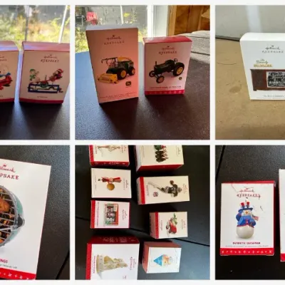 Sale Photo Thumbnail #44: Lot045 Hallmark Keepsake Ornament Lot – John Deere, Beverly Hillbillies, Thomas & Friends, Yuletide Central, NFL, Disney + Power Cords