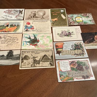 Sale Photo Thumbnail #13: Vintage 4th of July and other postcards circa 1900’s