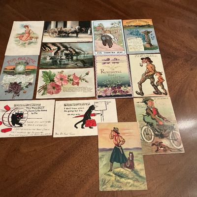 Sale Photo Thumbnail #14: Vintage postcards circa 1900’s