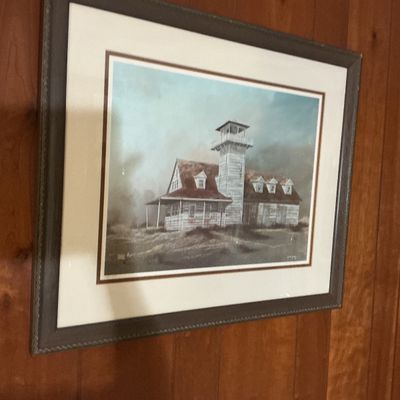 Sale Photo Thumbnail #81: Framed Glenn Moore art