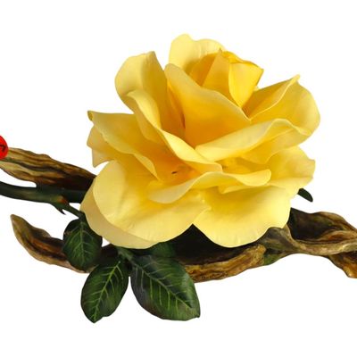 Sale Photo Thumbnail #63: Boehm Porcelain Supreme Yellow Rose 300-17 Figure