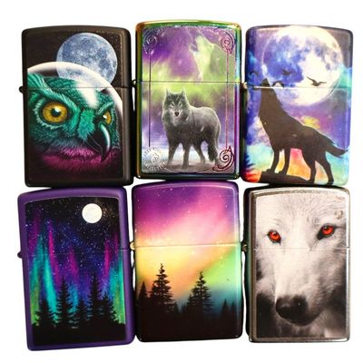 Sale Photo Thumbnail #164: 6 vintage Zippo lighters