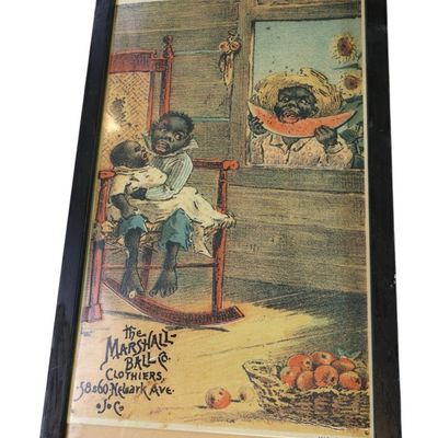 Sale Photo Thumbnail #135: Marshall-Ball Co Jersey City Framed Tin Sign