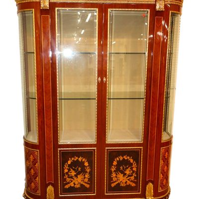Sale Photo Thumbnail #7: Mariner 1893 Louis Revival Ormolu Vitrine Cabinet