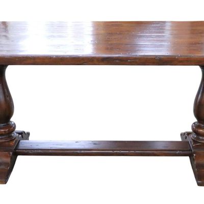 Sale Photo Thumbnail #26: Theodore Alexander trestle kitchen dining table