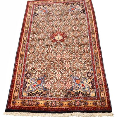 Sale Photo Thumbnail #218: Persian Moud hand knotted rug 4'10" x 2'11"