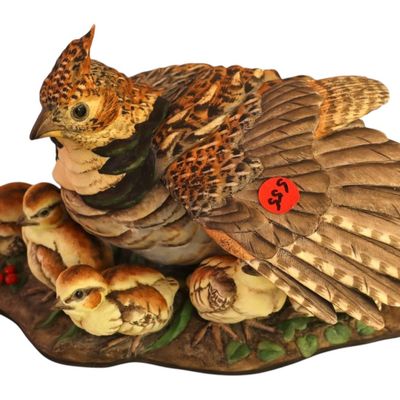 Sale Photo Thumbnail #61: Boehm Porcelain Ruffed Grouse 400-64 Figure 1977