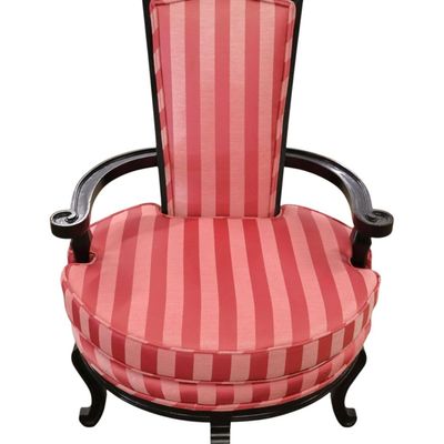 Sale Photo Thumbnail #271: Vintage MidC upholstered decorator arm chair