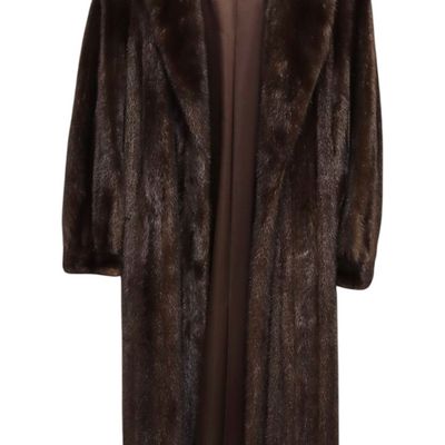 Sale Photo Thumbnail #74: Vintage Fur Vault Macys Full Length Mink Fur Coat