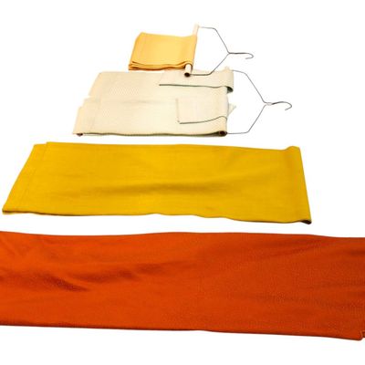 Sale Photo Thumbnail #209: 10pc Vtg retro linens scarfs mats tablecloths