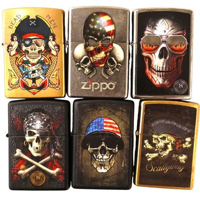 Sale Photo Thumbnail #193: 6 vintage Zippo lighters