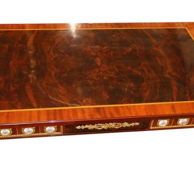 Sale Photo Thumbnail #13: Mariner 1893 Louis Revival Burl Walnut Coffee Table