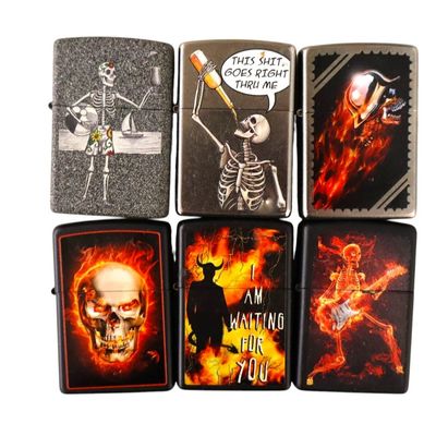 Sale Photo Thumbnail #156: 6 vintage Zippo lighters some sealed.