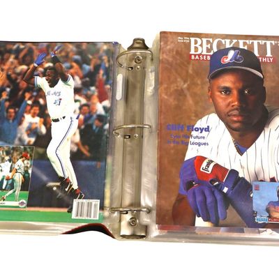 Sale Photo Thumbnail #120: Album full of baseball card monthly magazines